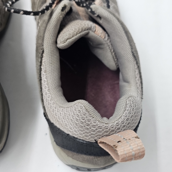 Merrell Depart Performance Hiking Shoes Dark Gull Grey Pink Trail Sneakers Sz 9 - Picture 11 of 12